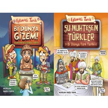 Eğlenceli Bilgi Yayınları Bi Dünya Gizem - Dünyanın Gizem Li Tarihi ve Şu Muhteşem Türkler - Bi Dünya Türk Tarihi (Nurlan Nazlı Kaya)