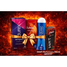 Tutku ve Performans Paketi – Durex 3’lü Set + Dnmt Damla Hediye