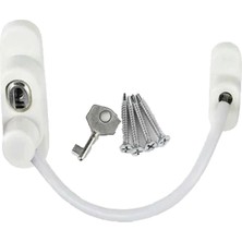 Kocadal Beyaz Halatlı Anahtarlı Emniyet Kilit (5047)