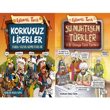 Eğlenceli Bilgi Yayınları Korkusuz Liderler - Tarih Yazan Komutanlar ve Şu Muhteşem Türkler - Bi Dünya Türk Tarihi (Nurlan Nazlı Kaya)
