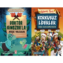 Timaş Çocuk Doktor Dinozorla Ateşe Yolculuk ve Korkusuz Liderler - Tarih Yazan Komutanlar (Nurlan Nazlı Kaya)