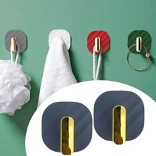 Kocadal 2li Yapışkanlı Retro Askılık Dolap Kapak Kulpu Gri (5047)