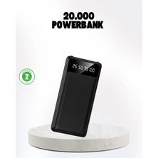 Kocadal Çoklu Güvenlik Korumalı 20.000 Mah Powerbank Fener Özellikli