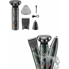 Kocadal Tıraş Makinesi Profesyonel 3in1 Dijital Göstergeli 3 Başlıklı Erkek Bakım