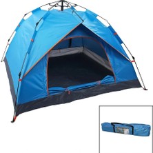 Kocadal Mavi - Çift Astarlı Otomatik Kamp Çadır 200X200X135CM AC-6635 (5047)