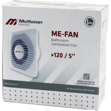Kocadal MUTLUSAN-001 211 000 120 00 00 Me-Fan 120/5&AMP;QUOT; Banyo Tuvalet Havalandırma Aspiratörü 15W 1