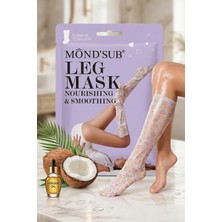 MONDSUB Argan & Hindistan Cevizi Yağlı Besleyici Bacak ve Ayak Maskesi – 1 Çift