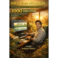 Volkan Ziraat Mühendislik Yök Onaylı Bitki Koruma Ürünleri Bayilik Sınavı 1000 Soru Cevap Soru Bankası Eğitim Seti Veri Tabanı