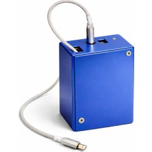 Devremarkt Şarjmatik Mavi Metal Kasa Şarj Istasyonu – Sınırsız Kullanım Telefon Şarj