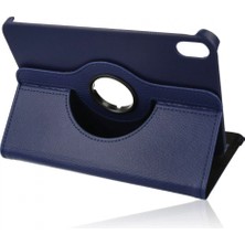 Pileli Store Pilelistore   iPad Mini 6 Kılıf 360 Tablet Deri Kılıf - Lacivert