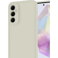 Mey İthalat Mey Ithalat®  Samsung Galaxy A16 5g Kılıf Viera Silikon - Krem
