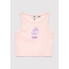 Mavi Lola Bunny Baskılı Pembe Atlet 7610472-90773