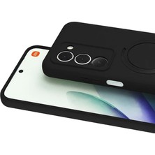 Mey İthalat Mey Ithalat®   Redmi 15 4g Regal Magsafe Standlı Kapak - Siyah