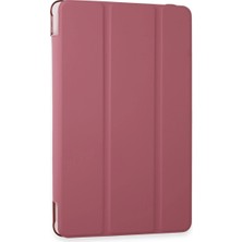 İlk El Grup Samsung Galaxy Tab A9 Kılıf Tablet Smart Kılıf - Pembe