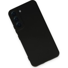 Mey İthalat Mey Ithalat®  Samsung Galaxy S22 Kılıf Nano Içi Kadife Silikon - Siyah