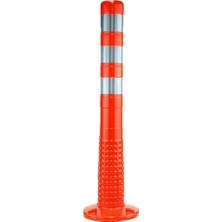 PremiumPort Esnek Otopark Delinatör Plastik Yol Şerit Ayırıcı 75CM Reflektifli