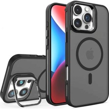 Nuveden Joko Apple Iphone 16 Pro Flet Lens Magsafe Kapak - Siyah