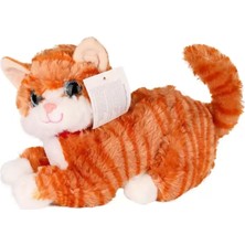 Vera Vtc KZL-1609032 Peluş Miyavlayan Kedi -Kızılkaya Oyuncak 965874