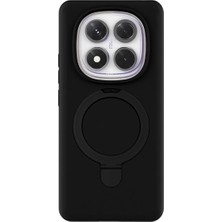 Mey İthalat Mey Ithalat®   Redmi Note 14 Pro 4g Regal Magsafe Standlı Kapak - Siyah