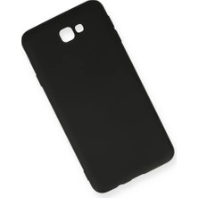 Mey İthalat Mey Ithalat®  Samsung Galaxy J7 Prime Kılıf Nano Içi Kadife Silikon - Siyah