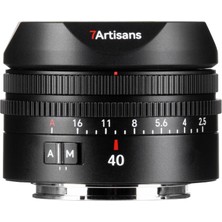 7ARTISANS 40MM F2.5 Full Frame Af Lens Sony (E Mount)