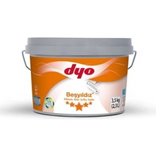 Belle Fusion Mey Ithalat®  Beşyıldız Silikonlu Iç Dış Astar 3,5 kg Beyaz