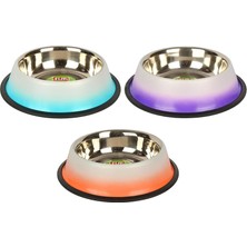 Flip Ashwork 24 Oz. KE-3204DS Kaymaz 720 ml Çift Renkli Çelik Mama Kabı 587455