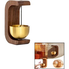 Ulugo Mıknatıslı Deprem Zili - Metal Dekoratif Kapı - Dolap Zili (5224)