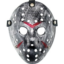 Ulugo Jason Maskesi Hannibal Maskesi Metal Gümüş Renk 20X25 cm (5224)