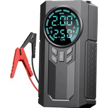 Ulugo 4 In 1 Çok Işlevli 150 Psı 7.4 V 8000 Mah Powerbank Özellikli Hava Oto Kompresörü ( Lisinya )
