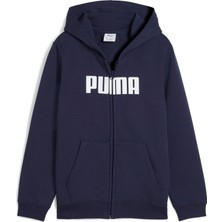 Puma Essentıals Logo Genç Kapüşonlu Ceket