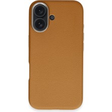 Nuveden Joko Apple Iphone 16 Wonder Deri Magsafe Kapak - Kahverengi