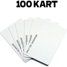 PremiumPort 100 Adet Personel Kimlik Kartı ve Göster Geç, Güvenli ve Dayanıklı