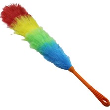 Ulugo Renkli Naylon Kıllı  Toz Alma Püskülü  Püskül=43.5 cm + Renkli Kalın Plastik Sap=18.5cm = 62CM BRKT-910231 (5224)