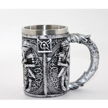 Pileli Store Paslanmaz Çelik Şövalye Kupa Bardak (Büyük Boy)