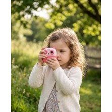 Nuveden Ieg™ Anında Fotoğraf Baskılı Çocuk Kamerası 5 Rulo Kağıt 6 Renk Kalem Hediyeli Eğitici Oy