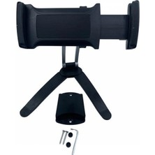 Marsilyan 360 Derece Dönebilen Mutfak Masaüstü Telefon Tablet Tutucu Ayarlanabilir Esnek Ayaklı Metal Gövdeli (4887)