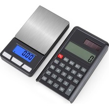 Ulugo LCD Ekran Elektronik Hesap Makineli Hassas Dijital Takı Altın Gram Ölçer Terazi (500G 0.1g) ( Lisinya )