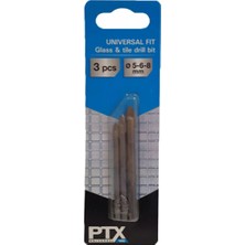 Ptx Üç Parça Cam ve Fayans Matkap Ucu Seti