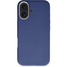 Nuveden Joko Apple Iphone 16 Wonder Deri Magsafe Kapak - Lacivert