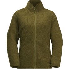 Jack Wolfskin High Curl Kadın Yeşil Outdoor Ceketi