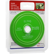 Ulugo Cam Kesme  Yeşil Hassas Kesici Disk - Taşlama  115X22X23X15MM (5224)