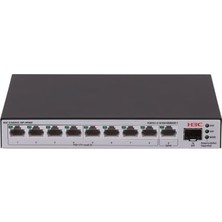 H3C Aolynk S1600V2-10P-HPWR 8 Port Gıgabıt + 1xgb SFP/1XRJ45 Uplınk 125W Poe Yönetilebilir Swıtch