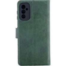 Ulugo Samsung Galaxy M52 5g Kılıf Trend S Plus Kapaklı Kılıf - Yeşil