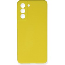Ulugo Samsung Galaxy S21 Fe Kılıf Nano Içi Kadife Silikon - Sarı