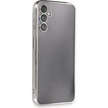 Ulugo Samsung Galaxy A14 4g Kılıf Razer Lensli Silikon - Gümüş