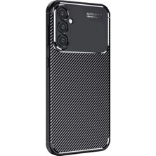 Ulugo Samsung Galaxy A56 Kılıf Auto Focus Karbon Kapak - Siyah
