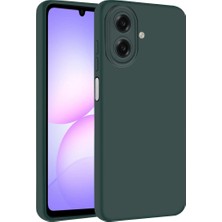 Nuveden Samsung Galaxy A07 4g Nano Içi Kadife Silikon - K.yeşil