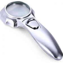 Ulugo 7x Büyüteç 6 LED Işık Aydınlatma 50MM Optik Lens El Büyüteç