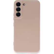 Ulugo Samsung Galaxy S23 Kılıf Nano Içi Kadife Silikon - Pudra